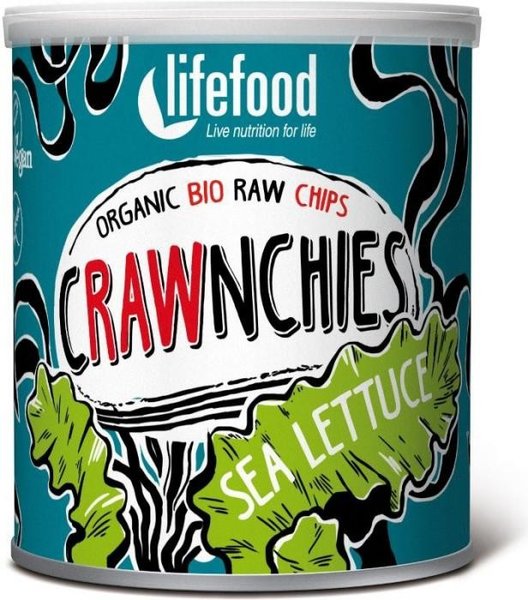 Chips crawnchies cu sea lettuce (alge marine)